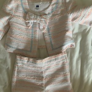Janie and Jack Boucle Short Suit